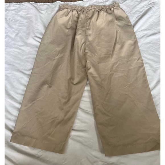 Drapers and Damon size 14 women  khaki cropped pants 0758 - Picture 3 of 6